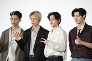 左からNI-KI、HEESEUNG、JAKE、SUNGHOON。