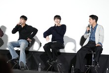 “イルカの声”で盛り上がるJUNGWON、SUNOO、JAY。