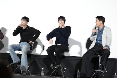 “イルカの声”で盛り上がるJUNGWON、SUNOO、JAY。