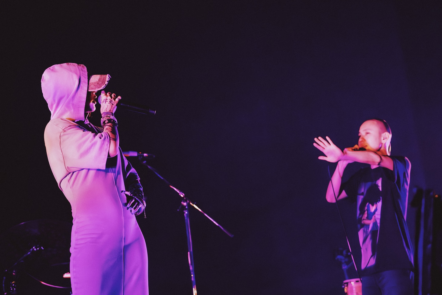 NENEとKID FRESINO。（Photo by Daiki Miura）