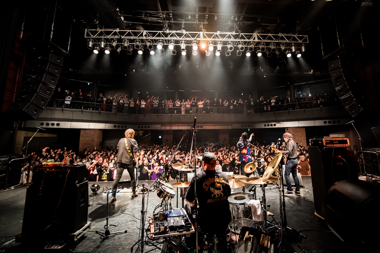 怒髪天「エリア1020 TOUR」Spotify O-EAST公演の様子。写真は2月10日のもの。（撮影：石井麻木）