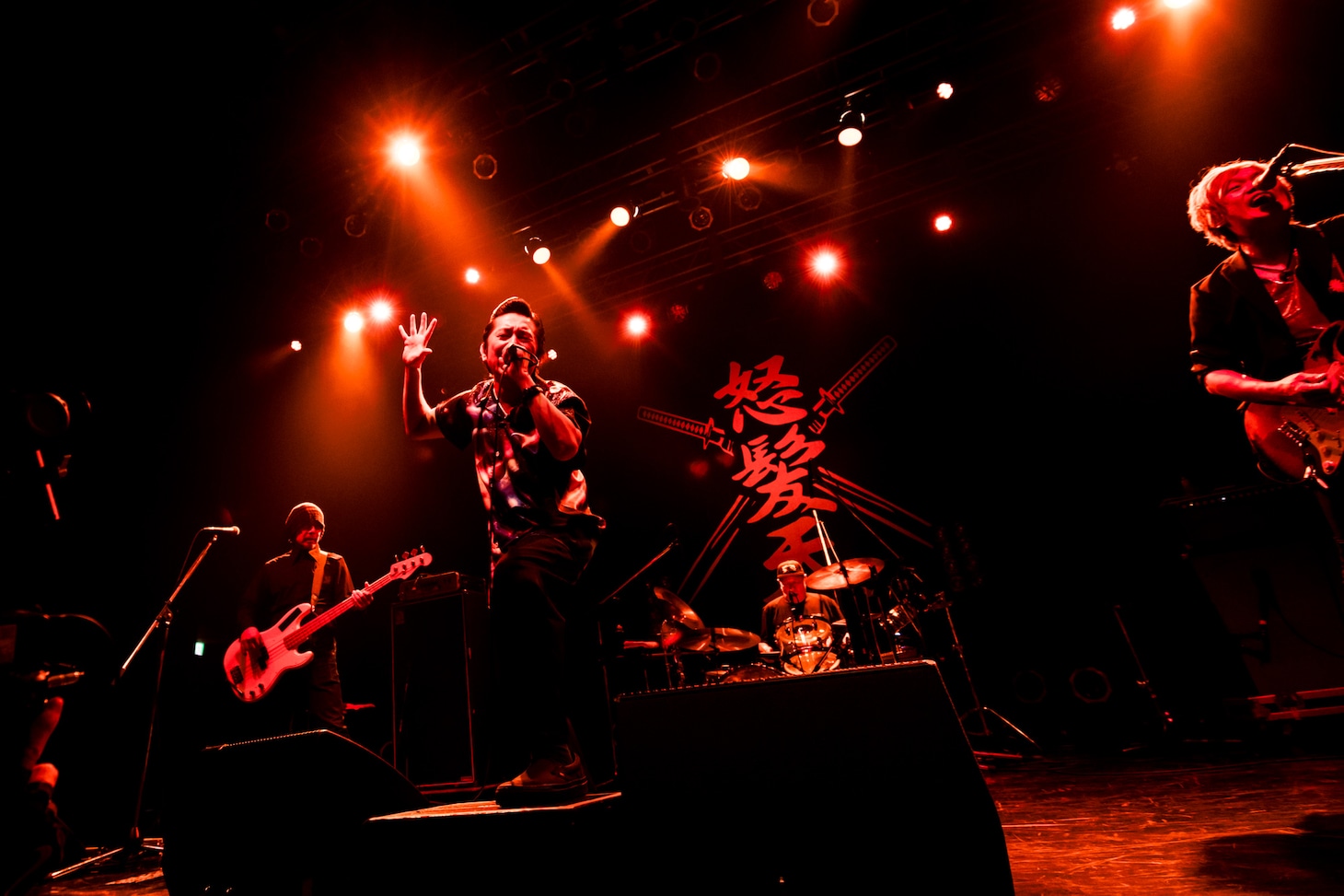 怒髪天「エリア1020 TOUR」Spotify O-EAST公演の様子。写真は2月10日のもの。（撮影：石井麻木）