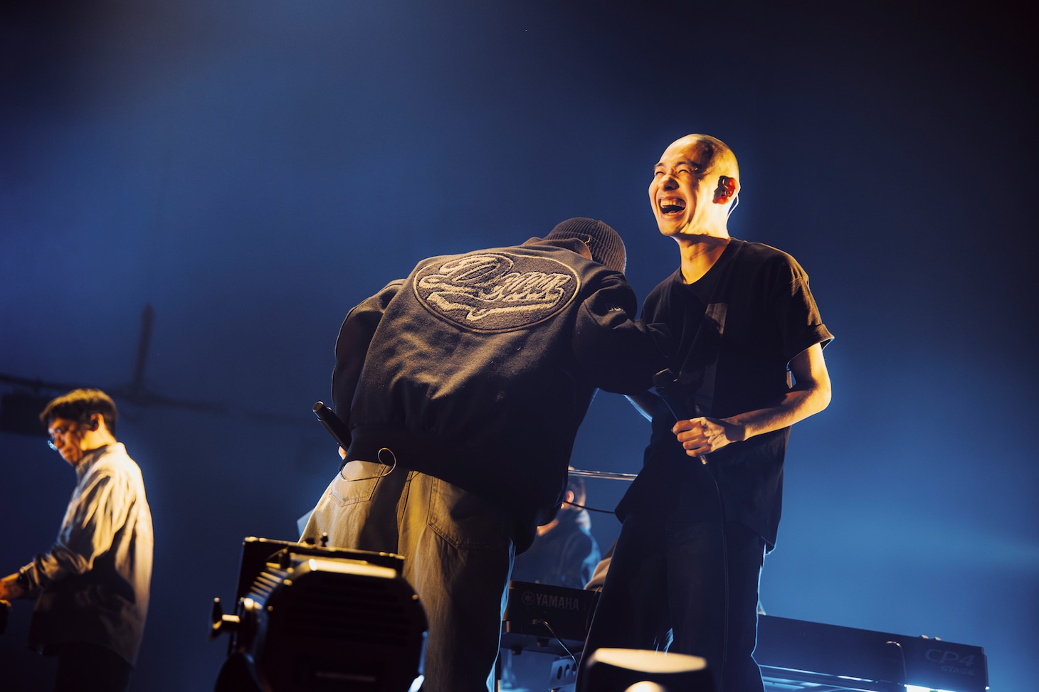 仙人掌とKID FRESINO。（Photo by Ray Otabe）