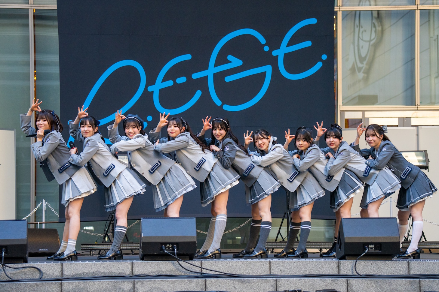 「RE-GEデビューフリーライブ～HAJIMARE GENERATION～」の様子。