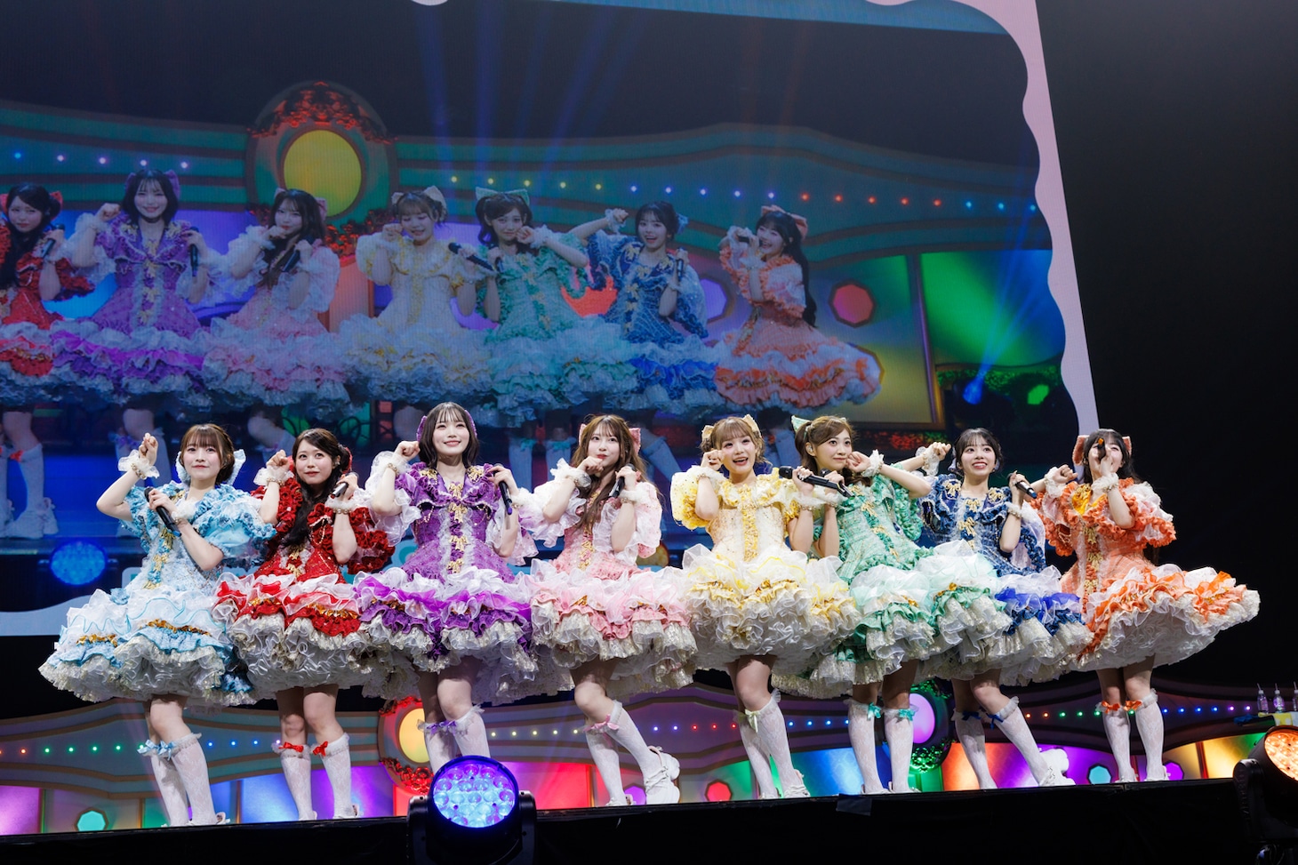 「KAWAII LAB. 4th Anniversary Special LIVE」に出演したCUTIE STREET。