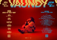 Vaundyのアリーナツアー告知ビジュアル。