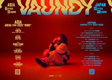 Vaundyのアリーナツアー告知ビジュアル。