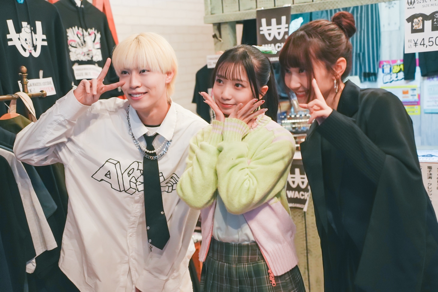 HARUTO（BiTE A SHOCK）、ナルハワールド（KiSS KiSS）、maho（ExWHYZ）。