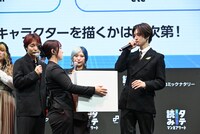 オリジナルキャラクターの性質と属性をボックスから引く佐野雄大（INI） 。