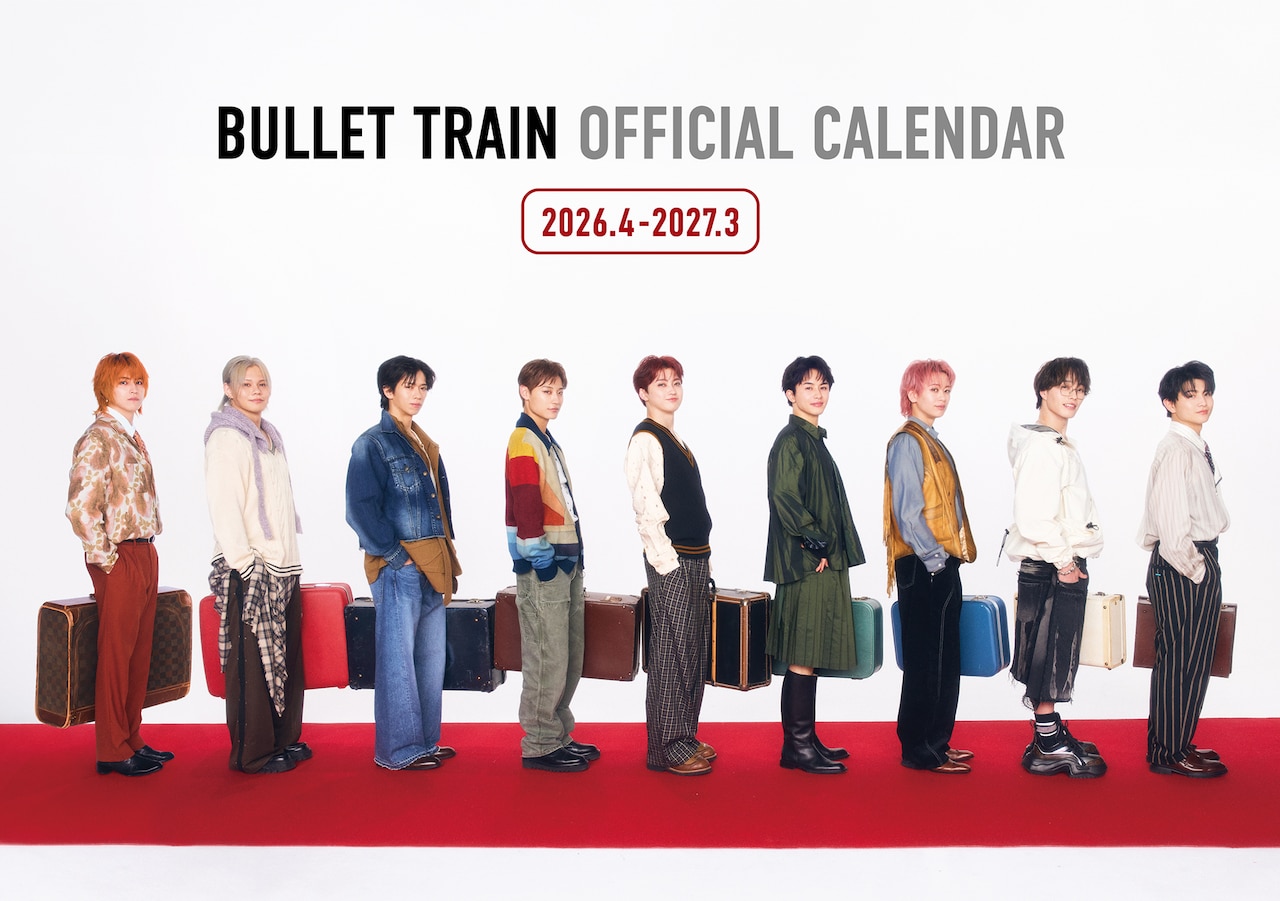 超特急オフィシャルカレンダー2026.4-2027.3」表紙カット ©SDP [画像
