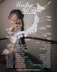 Sad Kid Yaz、全国ツアー「Goodbye Sad Boy Japan Tour」開催