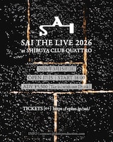 賽「SAI THE LIVE 2026 at SHIBUYA CLUB QUATTRO」告知画像