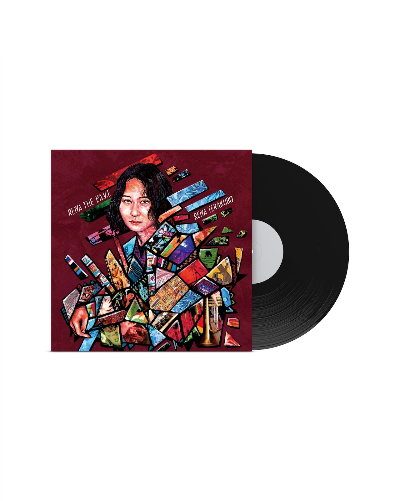 寺久保伶矢「Reiya The P.A.V.E.」レコード盤ジャケット [画像