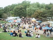 「りんご音楽祭」会場の様子。