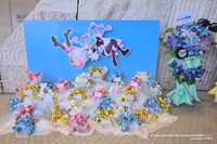 会場に届いたお祝い花。