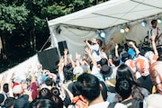 「りんご音楽祭」会場の様子。