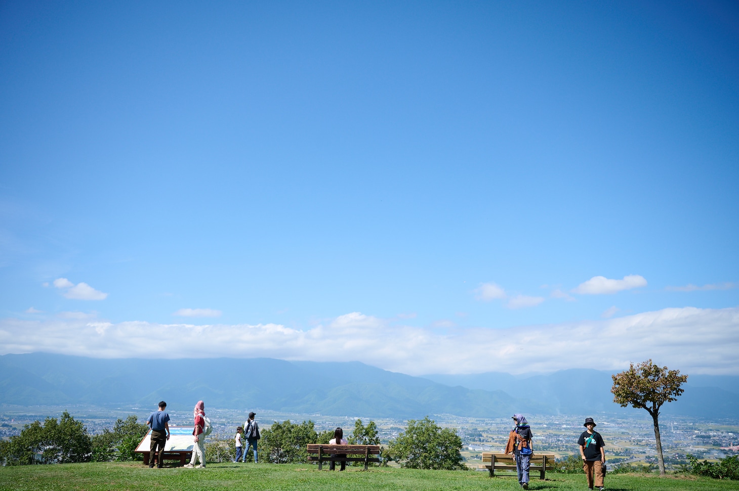 「りんご音楽祭」会場の様子。