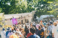 「りんご音楽祭」会場の様子。