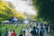 「りんご音楽祭」会場の様子。
