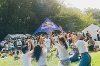 「りんご音楽祭」会場の様子。