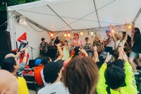 「りんご音楽祭」会場の様子。