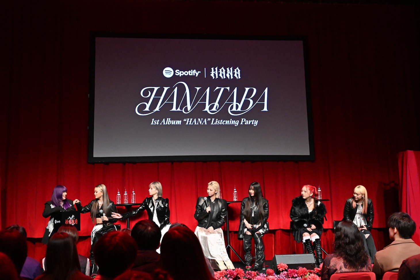 「Spotify x HANA “HANATABA” Listening Party」の様子。