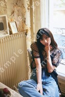 川﨑桜（乃木坂46）1stソロ写真集「エチュード」SHIBUYA TSUTAYA購入者特典のポストカードデザイン。