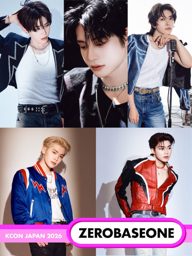 ZEROBASEONE。5人の新体制で「KCON JAPAN 2026」に出演する。