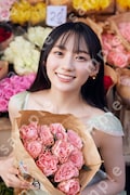 川﨑桜（乃木坂46）1stソロ写真集「エチュード」くまざわ書店購入者特典のポストカードデザイン。