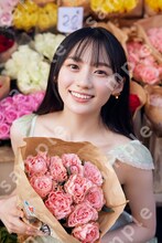 川﨑桜（乃木坂46）1stソロ写真集「エチュード」くまざわ書店購入者特典のポストカードデザイン。