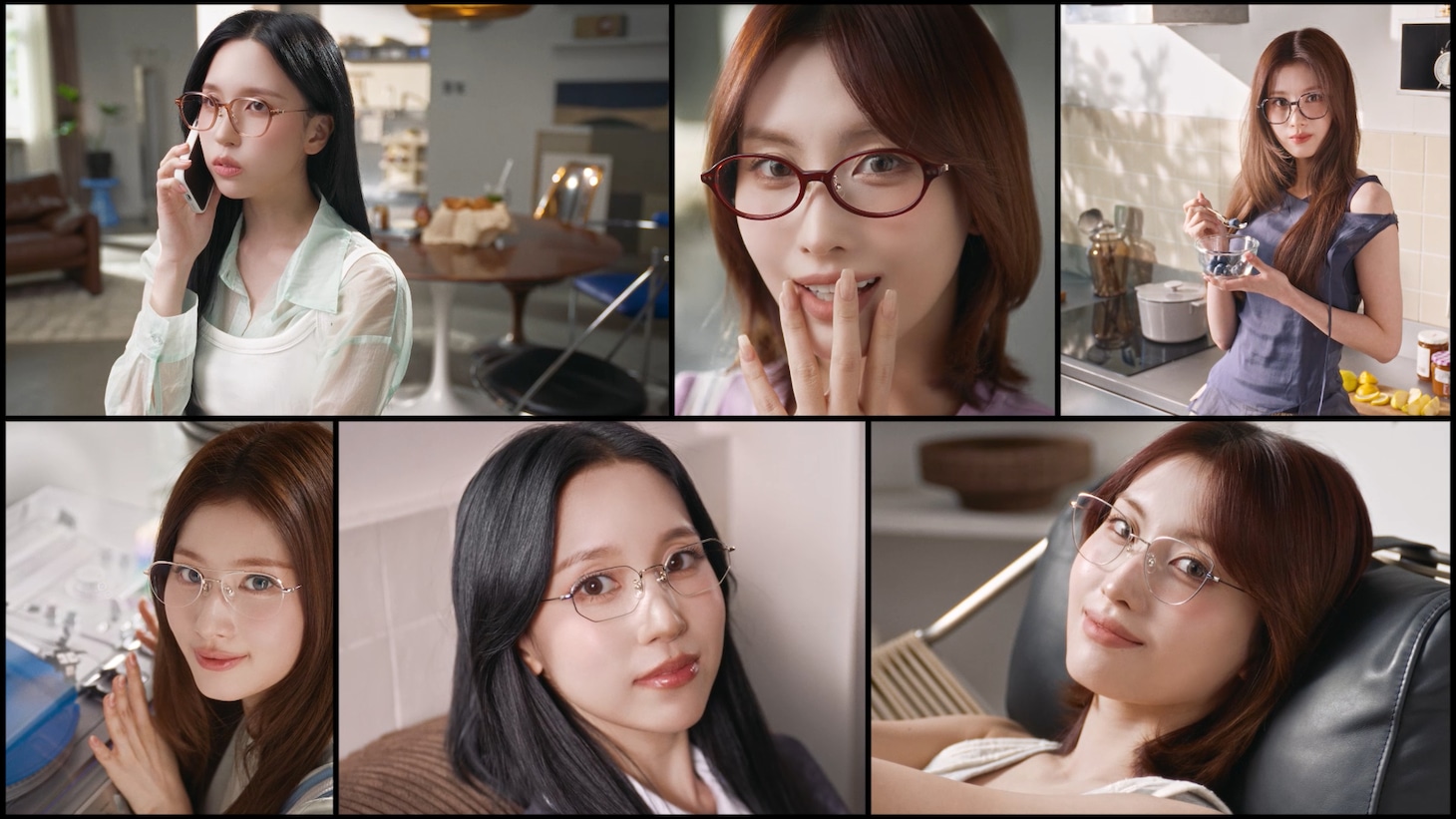 「RIM loves MISAMO 今日のアイウェア、どれにする？」コンセプトフィルムより。