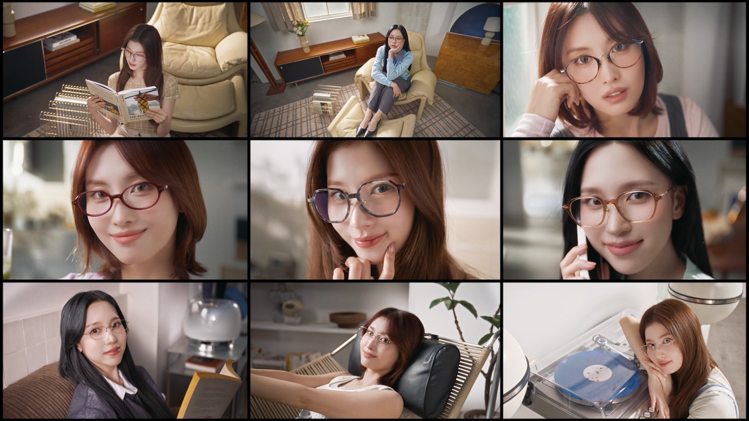 「RIM loves MISAMO 今日のアイウェア、どれにする？」コンセプトフィルムより。