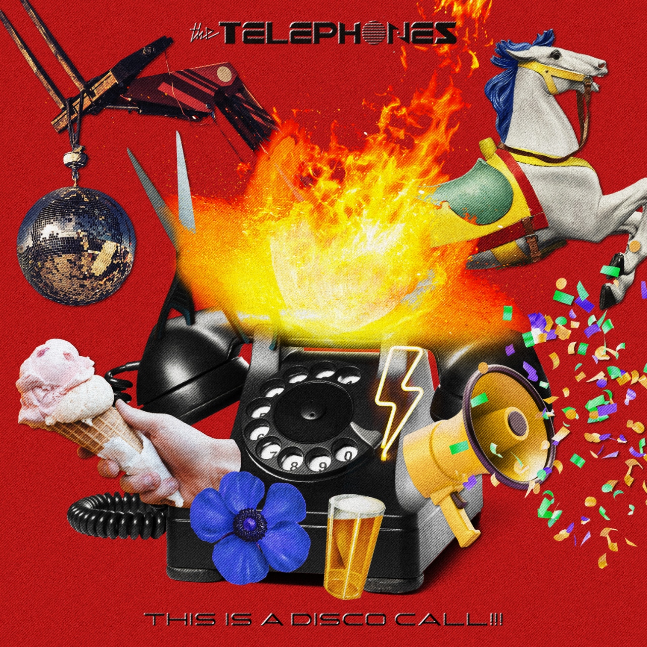 the telephones「THIS IS A DISCO CALL!!!」ジャケット