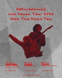 「Sakurashimeji Live House Tour 2026 Nice Two Meet You」告知画像