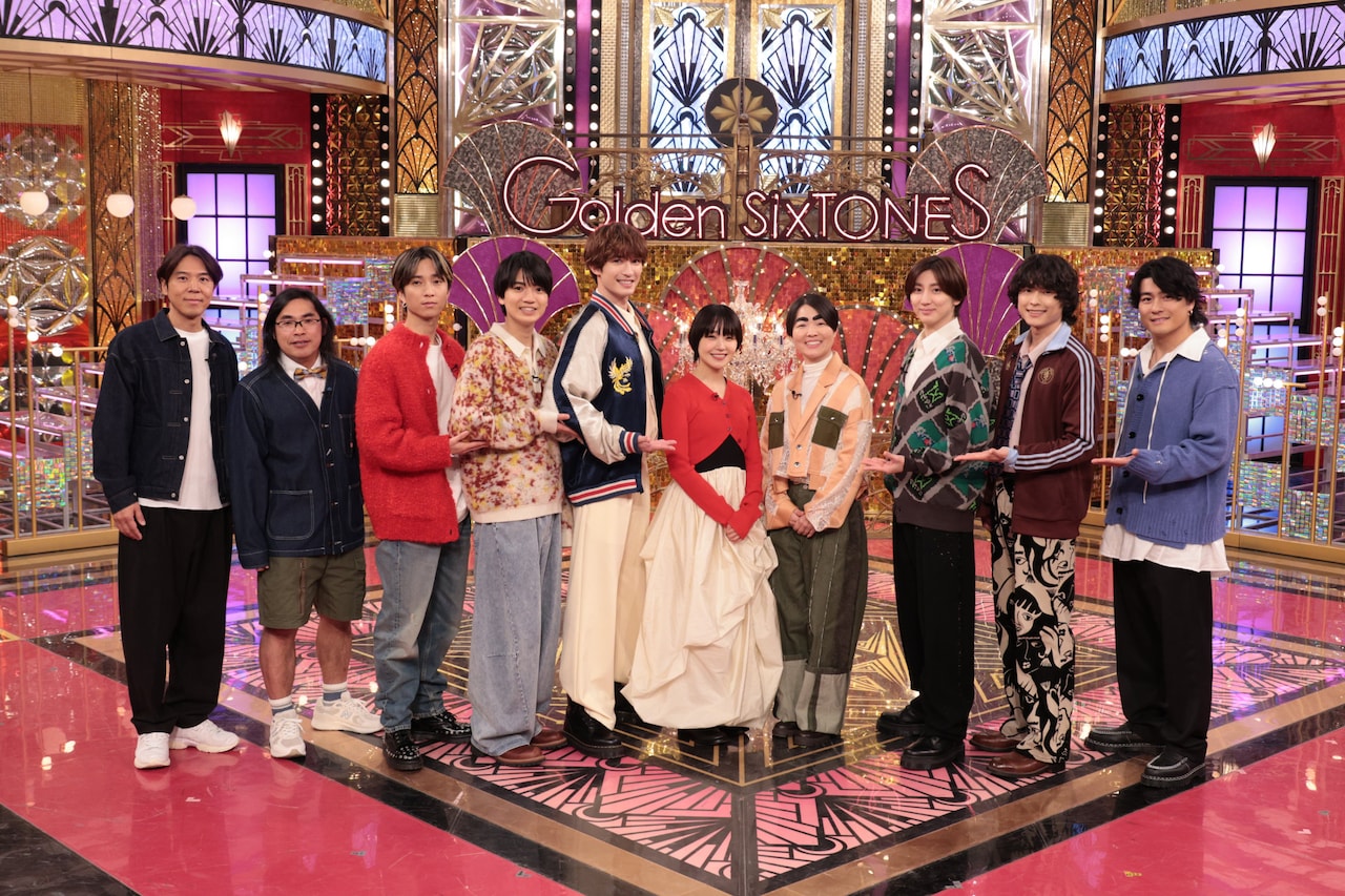 「Golden SixTONES」2月22日放送回の出演者。