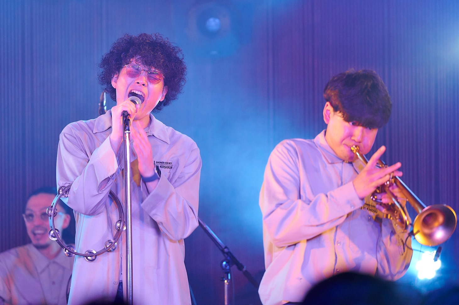 こーしくん（Vo）、きもす（Trumpet）（撮影：大橋祐希）