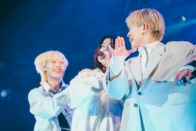 BiTE A SHOCKのHARUTO、MAHiTO、RYUUSEi。