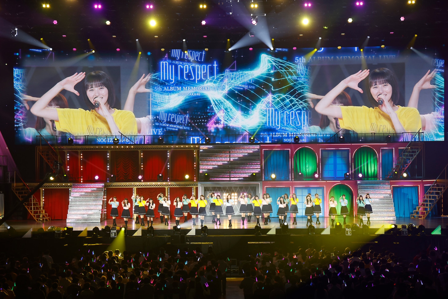 「乃木坂46 5th ALBUM MEMORIAL LIVE『My respect』」の様子。（写真提供：乃木坂46LLC）