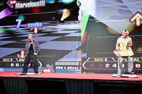 「Dance Dance Revolution」で対決する中本悠太（NCT）と佐久間大介（Snow Man）。