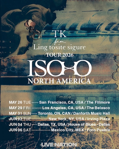 「TK from Ling tosite sigure TOUR 2026 ISO×0 NORTH AMERICA」告知画像
