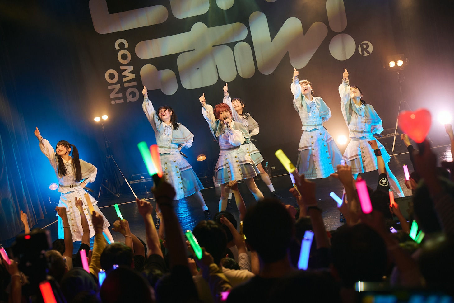 「こみっきゅおん！ONE MAN LIVE『青春吐息』」の様子。（Photo by Jumpei Yamada［Bright Idea］）