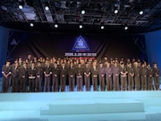 「PRODUCE 101 JAPAN 新世界」記者発表会の様子。