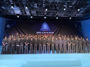 「PRODUCE 101 JAPAN 新世界」記者発表会の様子。