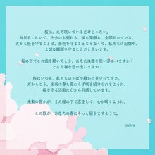 miwaのコメント。