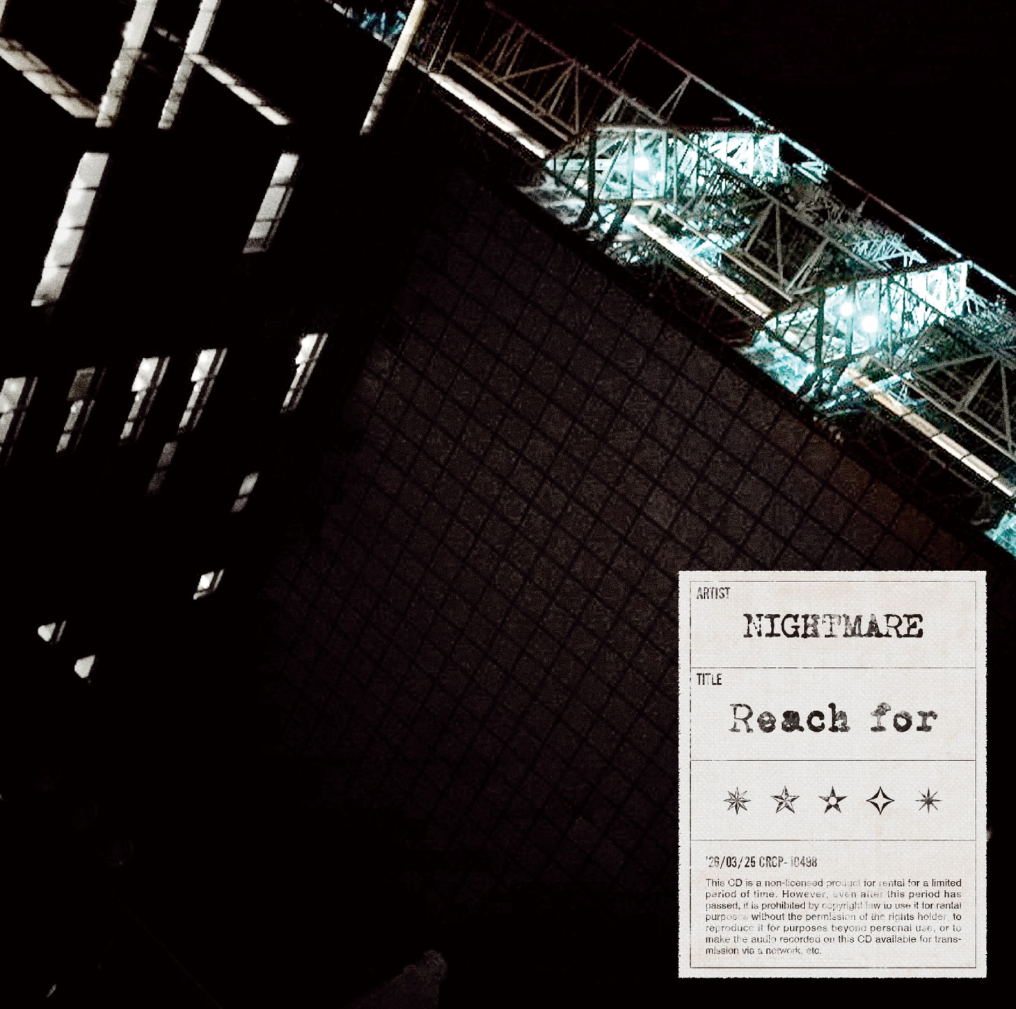 NIGHMARE「Reach for」通常盤ジャケット