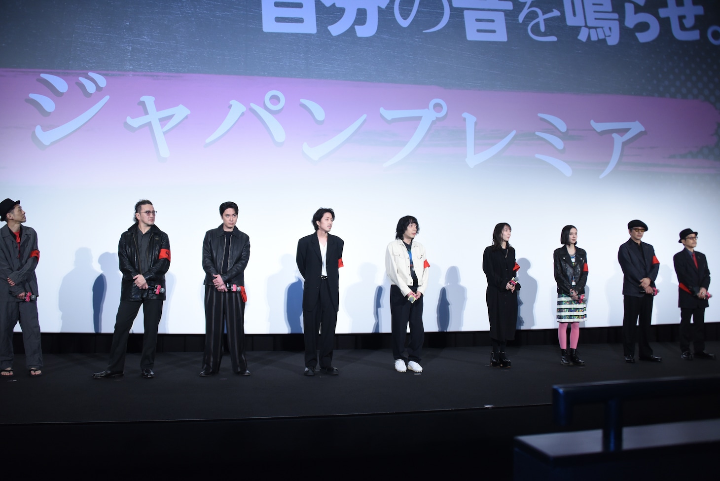 映画「ストリート・キングダム 自分の音を鳴らせ。」ジャパンプレミアの様子。