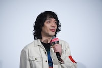 感極まりながら峯田和伸（銀杏BOYZ）。