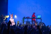 Night TempoのDJブロックに登場した後藤真希。