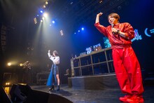 Night Tempo×冨田菜々風コラボステージの様子。