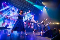 Night Tempo×アバンギャルディ コラボステージの様子。